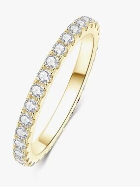 Moissanite Eternity Band Ring Multi Sizes